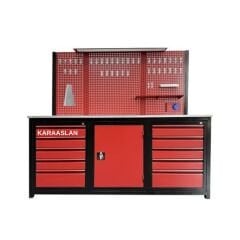 KRS 2 Metre 10 Çekmeceli Dolaplı Takım Tezgahı