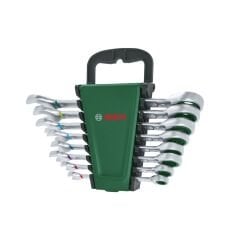 Bosch 1/4-8 Parça Cırcırlı Kombine Anahtar Seti
