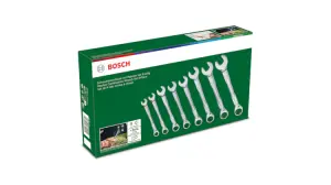 Bosch 1/4-8 Parça Cırcırlı Kombine Anahtar Seti