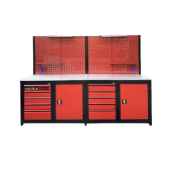 KRS 2.5 Metre 10 Çekmeceli 2 Dolaplı Takım Tezgahı