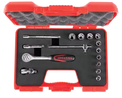 İzeltaş 1/4 15 Parça Altı Köşe Lokma Takımı