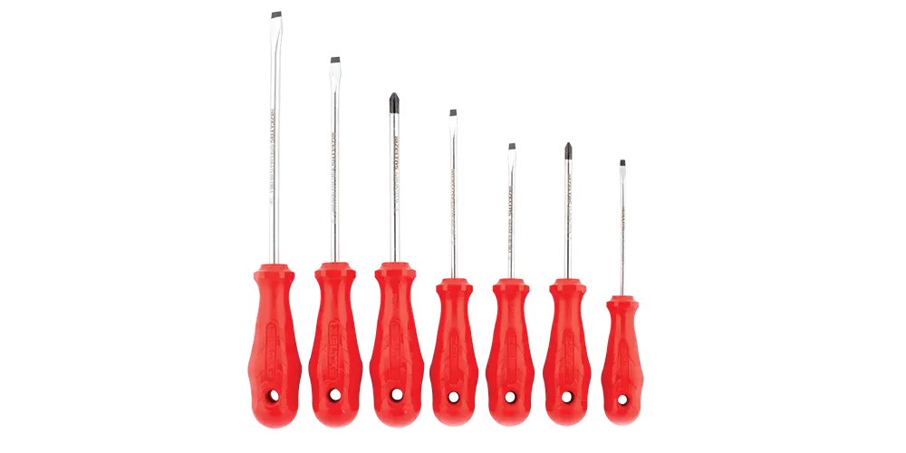 İzeltaş Düz-Yıldız Opak Seri 7 Parça Tornavida Takımı