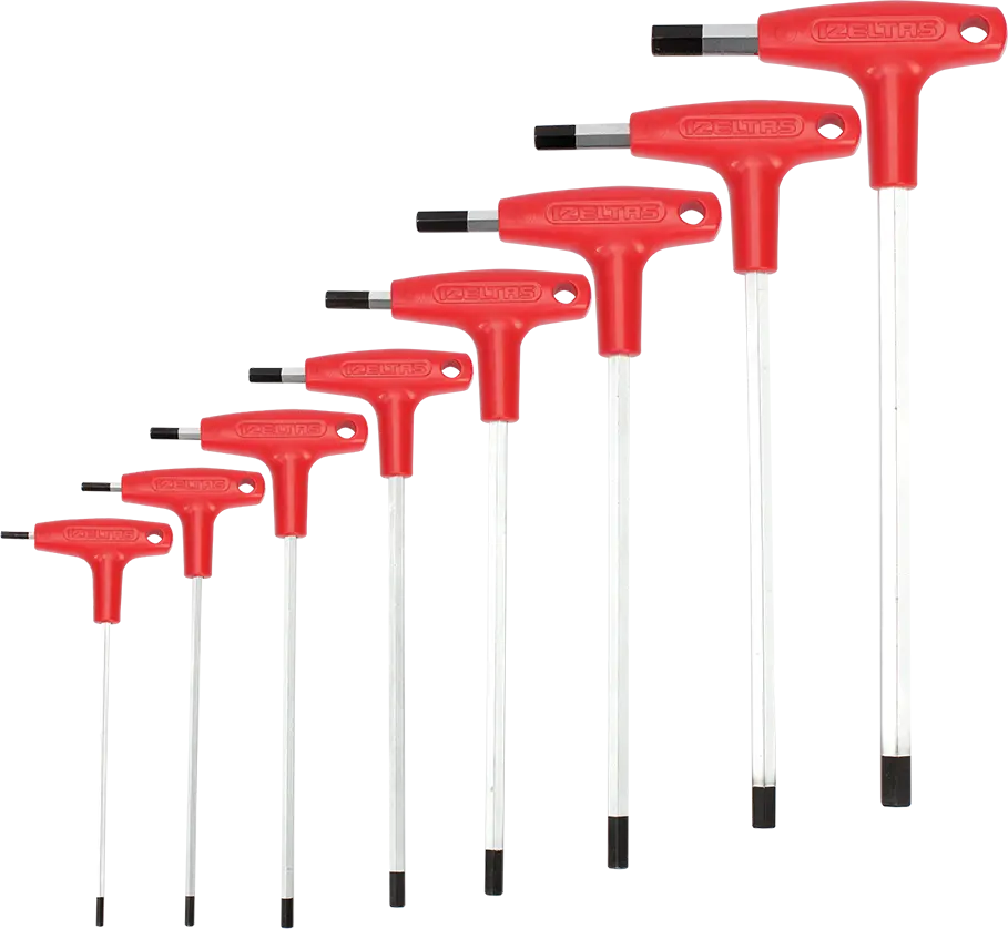 İzeltaş T Tipi Allen 8 Parça Tornavida Takımı