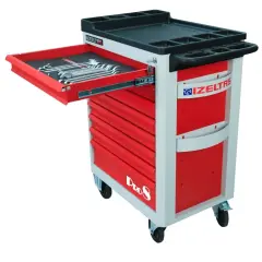 İzeltaş Pro 8 Serisi Takım Dolabı – 8 Çekmeceli / 206 Parça