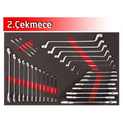 İzeltaş 5 Çekmeceli Partner Mobil Takım Dolabı 118 Parça