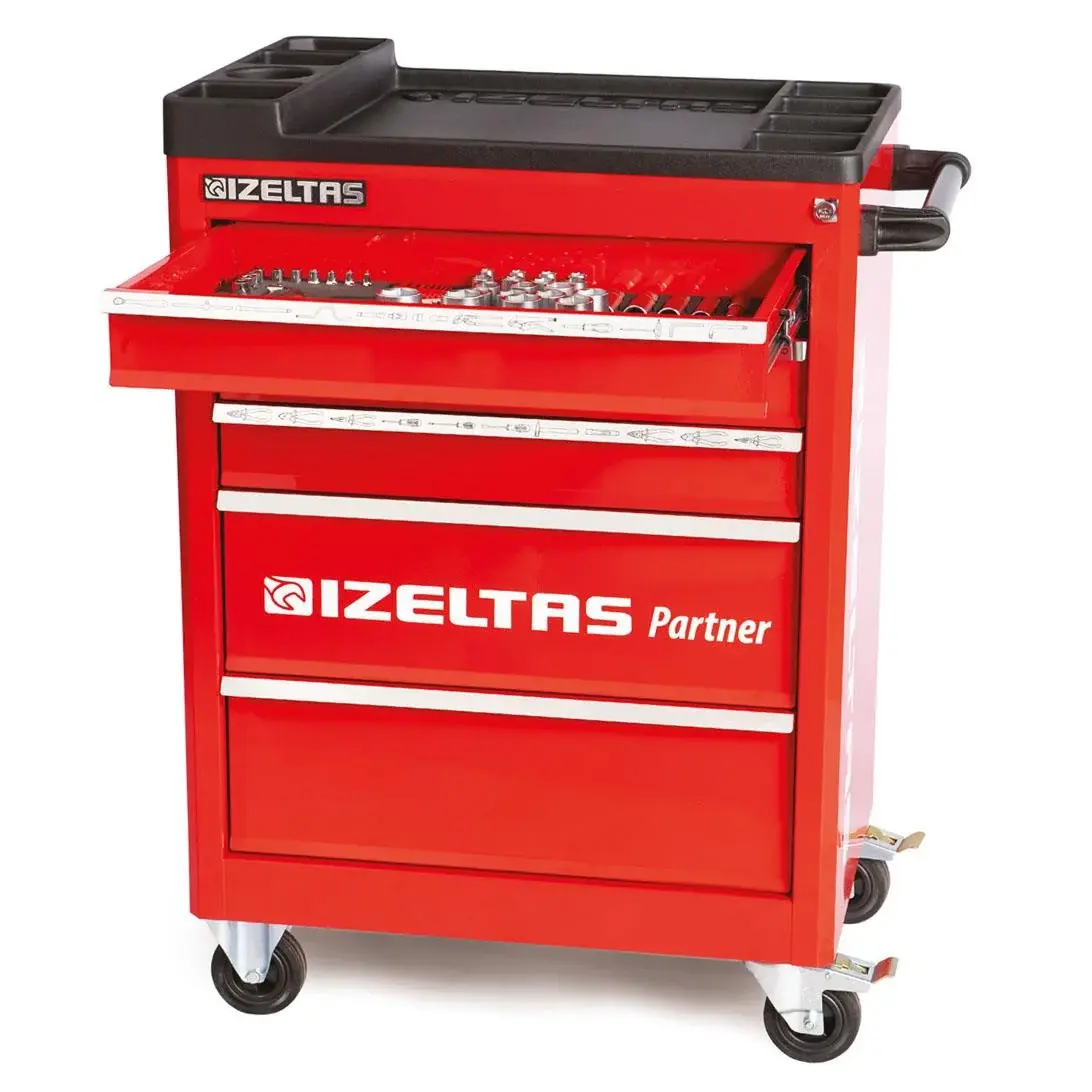 İzeltaş 5 Çekmeceli Partner Mobil Takım Dolabı 118 Parça