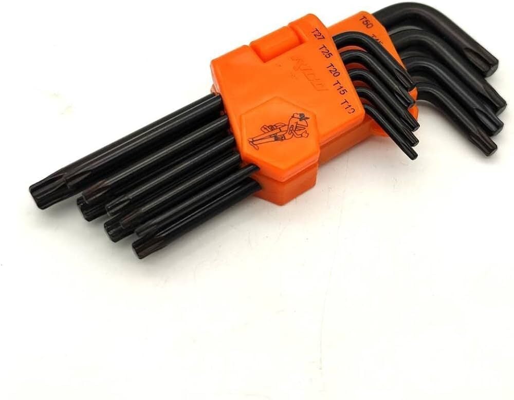Rico 9 Parça Torx Uzun Anahtar Allen Anahtar Takımı