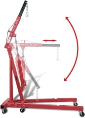 Rico 1 Ton 3 Ayaklı Katlanır Hidrolik Vinç Caraskal