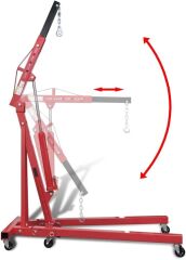 Rico 2 Ton 3 Ayaklı Katlanır Hidrolik Vinç Caraskal