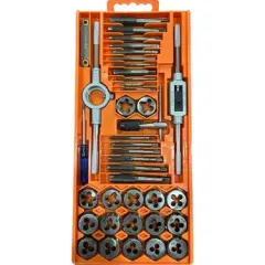 KRS 40 Parça Metrik Kılavuz Ve Pafta Seti