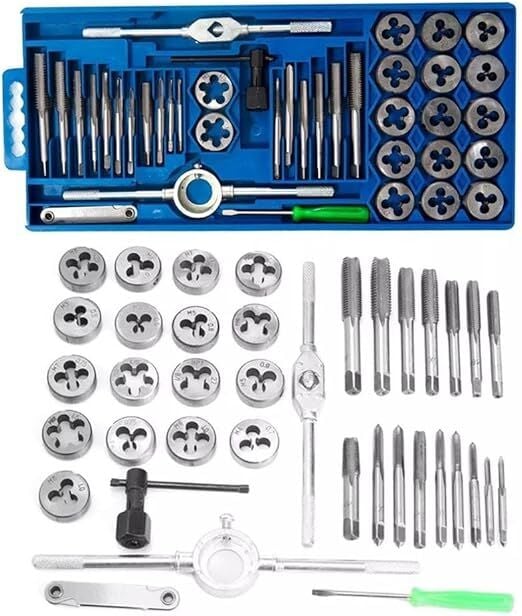 KRS 40 Parça Metrik Kılavuz Ve Pafta Seti