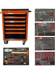 Rico 285 Parça 6 Çekmeceli Dolu Takım Arabası