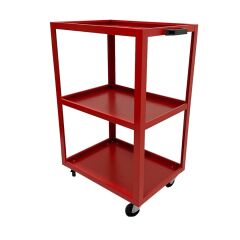 3 Gözlü Parça Taşıma Arabası Çekmecesiz