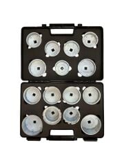 15 Parça Tas Tipi Yağ Filtre Sökme Anahtar Takımı Seti