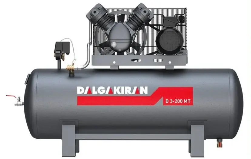 DALGAKIRAN D3-200 Litre Kompresör (8 BAR)