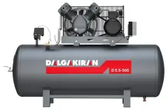 DALGAKIRAN Hava Kompresörü 500 Litre (12 Bar, 7.5HP)