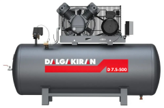 DALGAKIRAN Hava Kompresörü 500 Litre (12 Bar, 7.5HP)