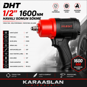 DHT 1/2 1600NM Havalı Somun Sökme