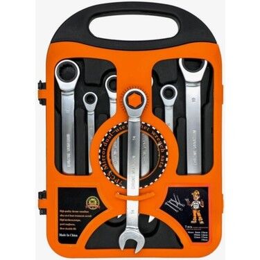 FREED 7 Parça Cırcır Anahtar Seti 8-19 mm