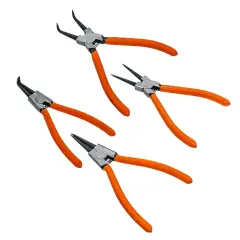 FREED 4 Parça Eğri Düz Sekman Pense Seti