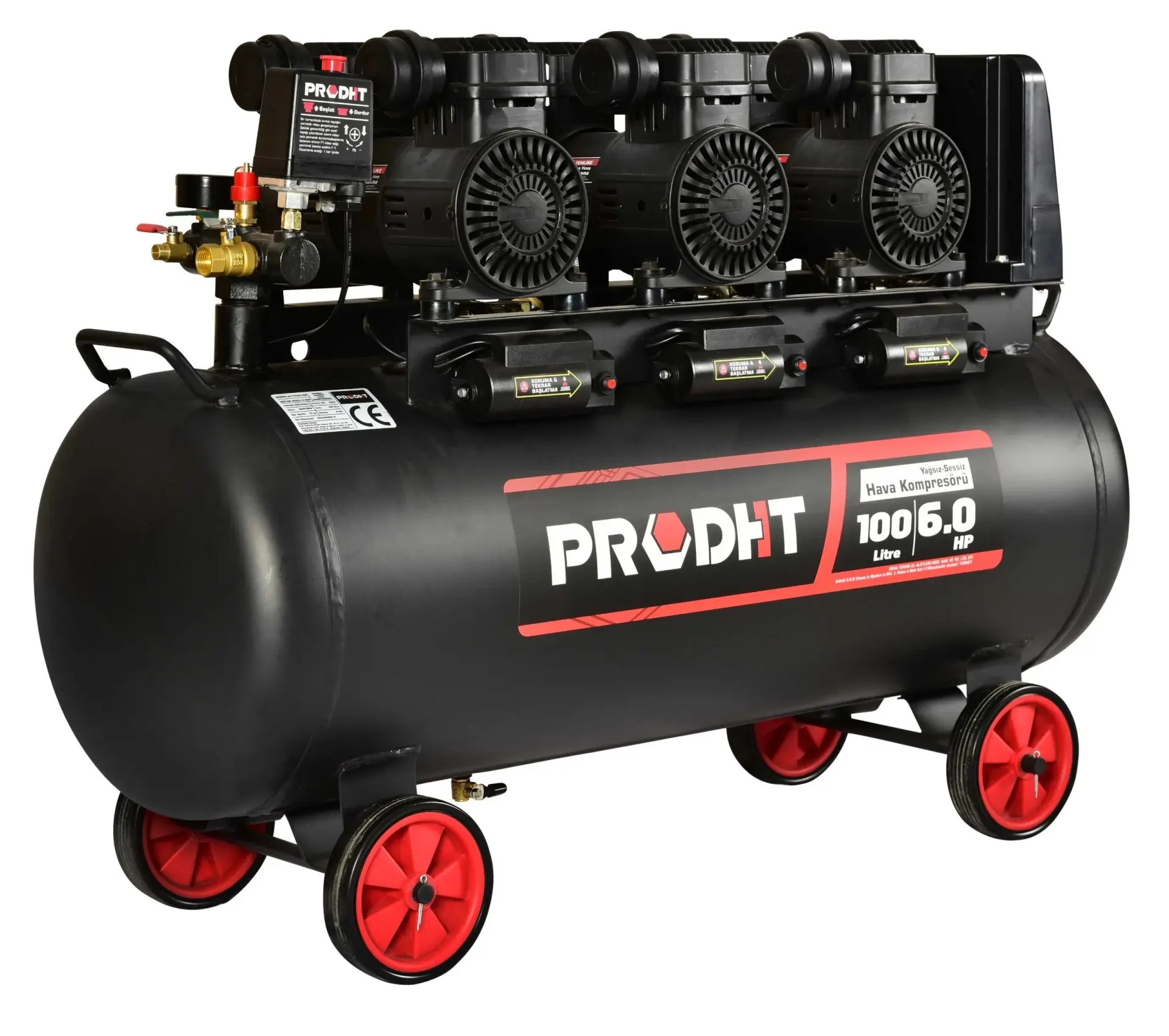 DHT 100LT Hava Kompresörü Sessiz