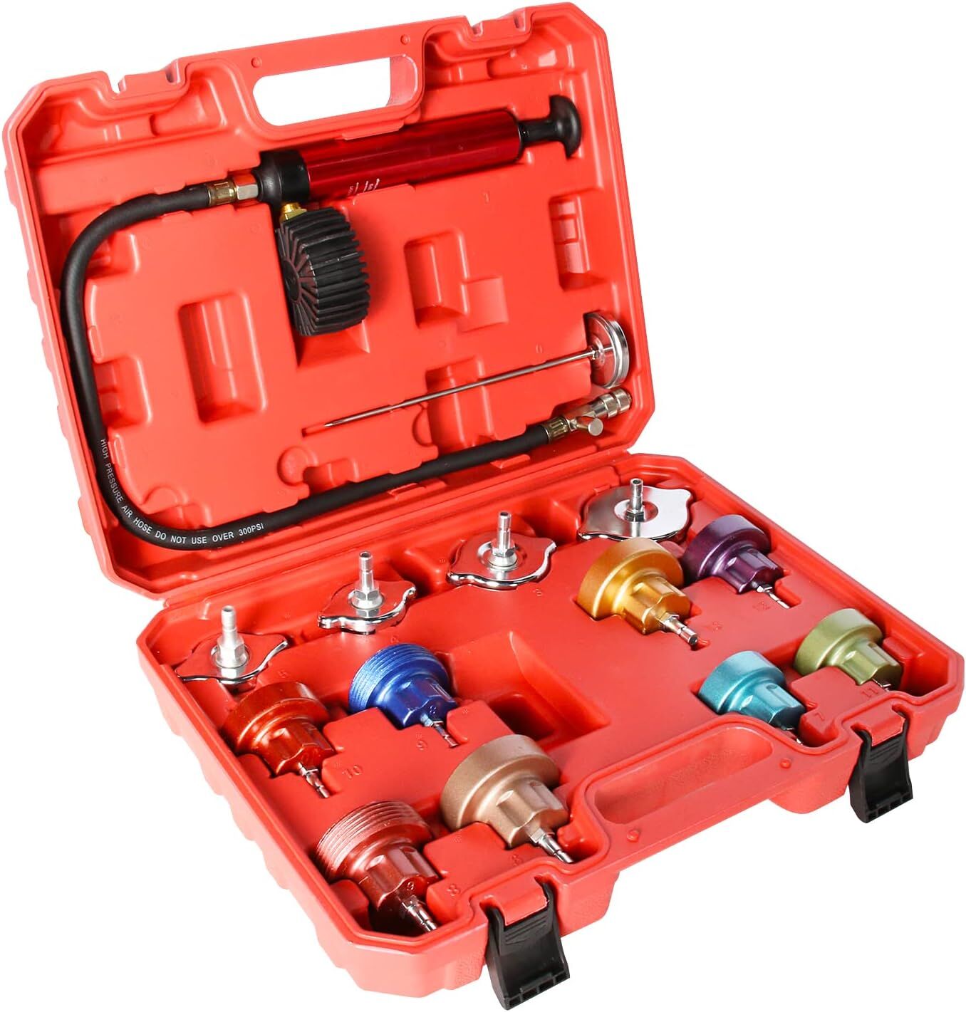 Radyatör Su Kaçak Test Kiti 12 Parça