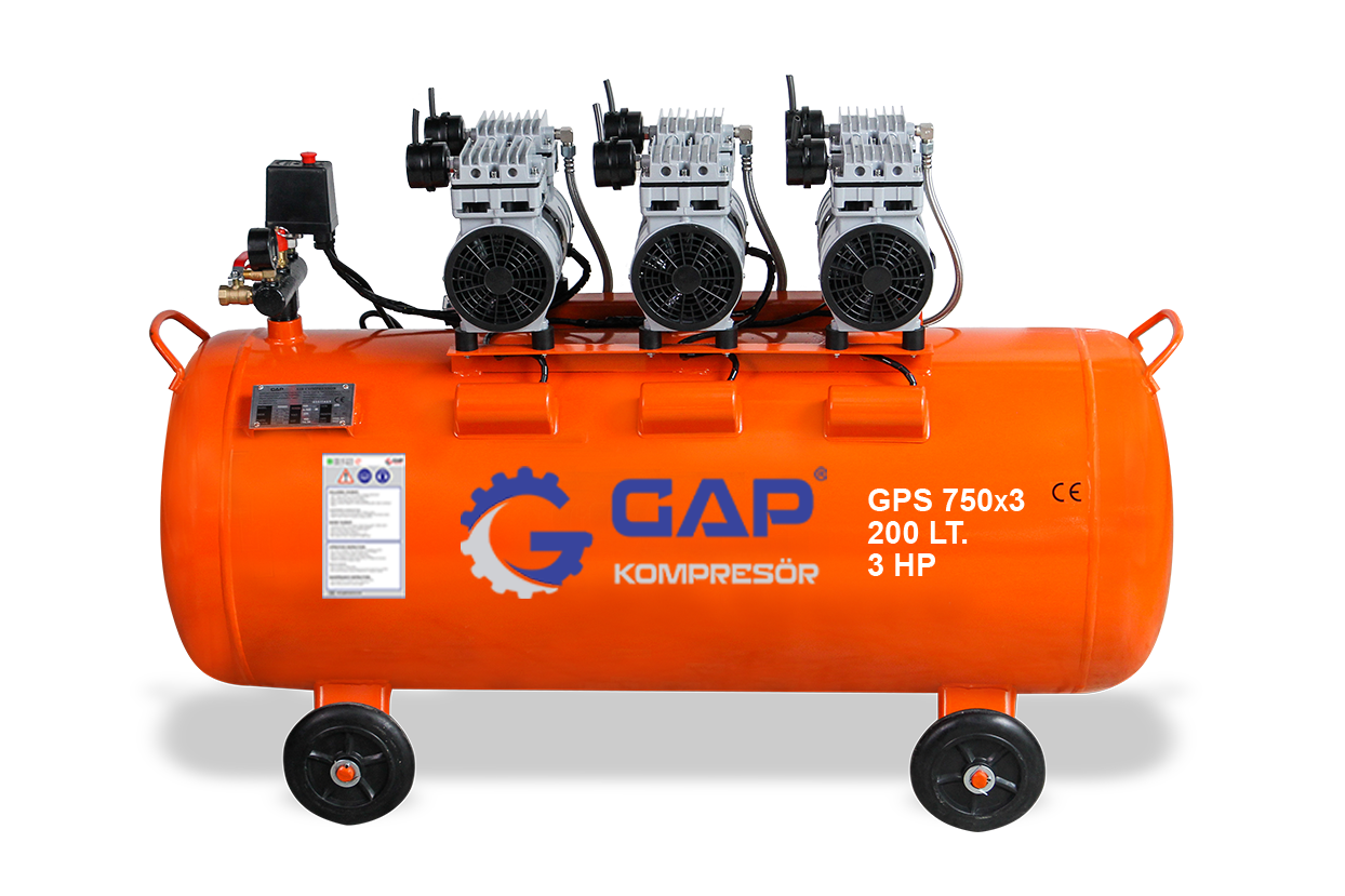 GAP 200 Litre Sessiz Kompresör