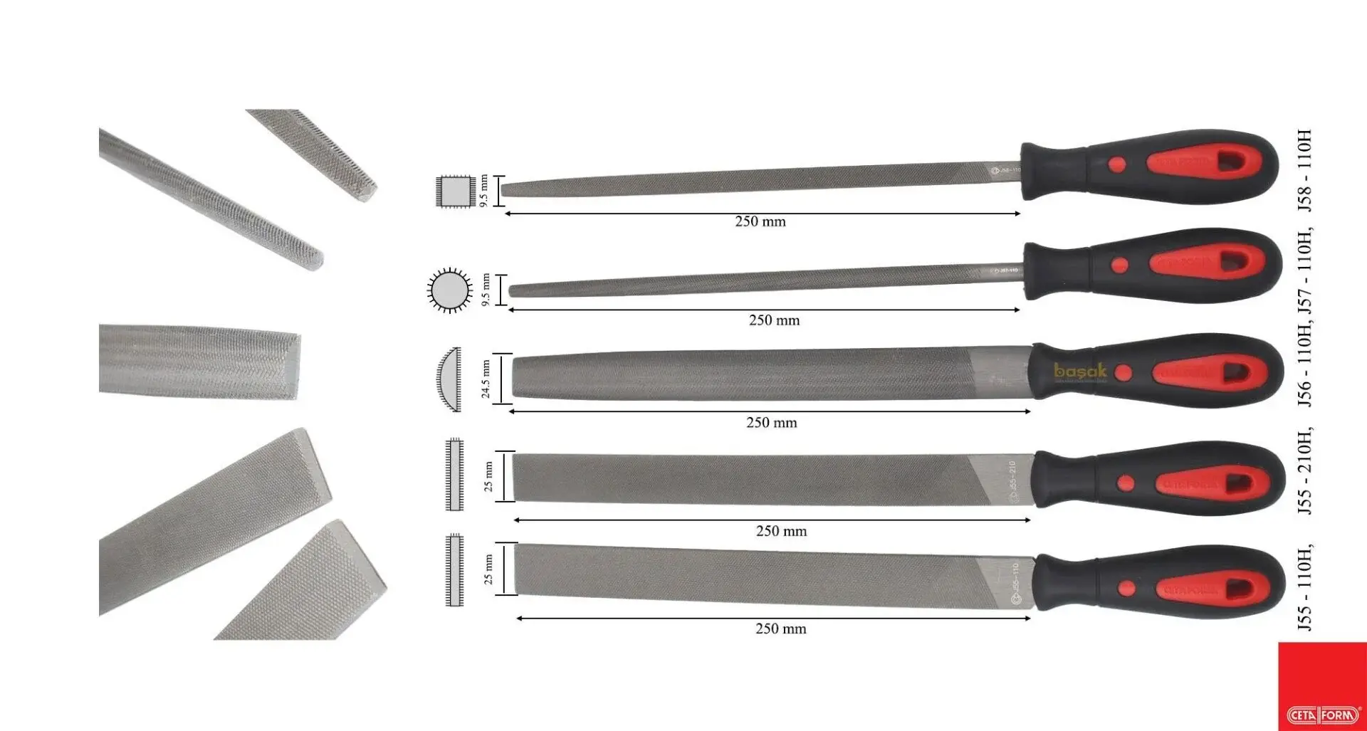 Stilson 5 Parça Eğe Seti