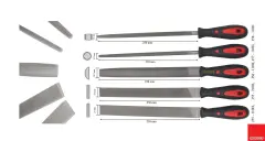 Stilson 5 Parça Eğe Seti