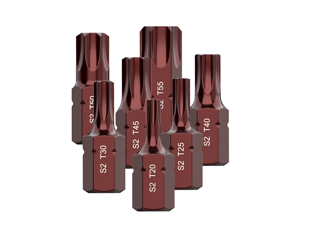 Rico Kısa T25 Torx Bits Uç Kaplamalı