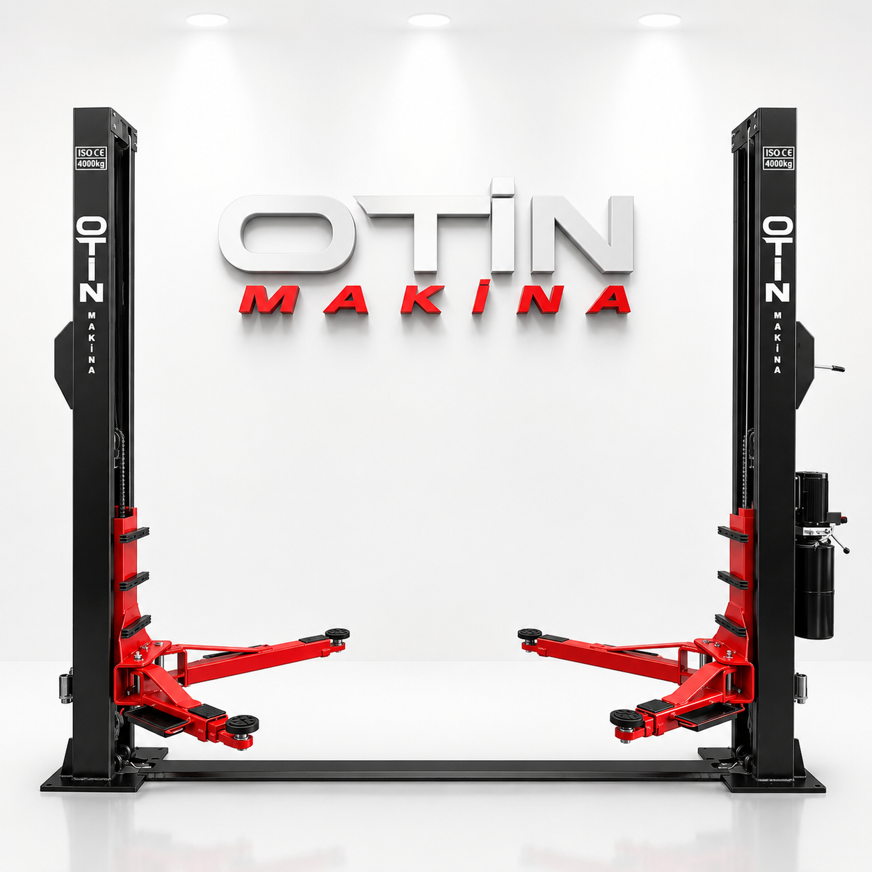 4 Ton Yarı Otomatik Hidrolik Lift Çift Sütunlu Oto Kaldırma Lifti