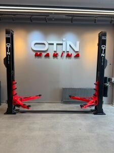 4 Ton Yarı Otomatik Hidrolik Lift Çift Sütunlu Oto Kaldırma Lifti