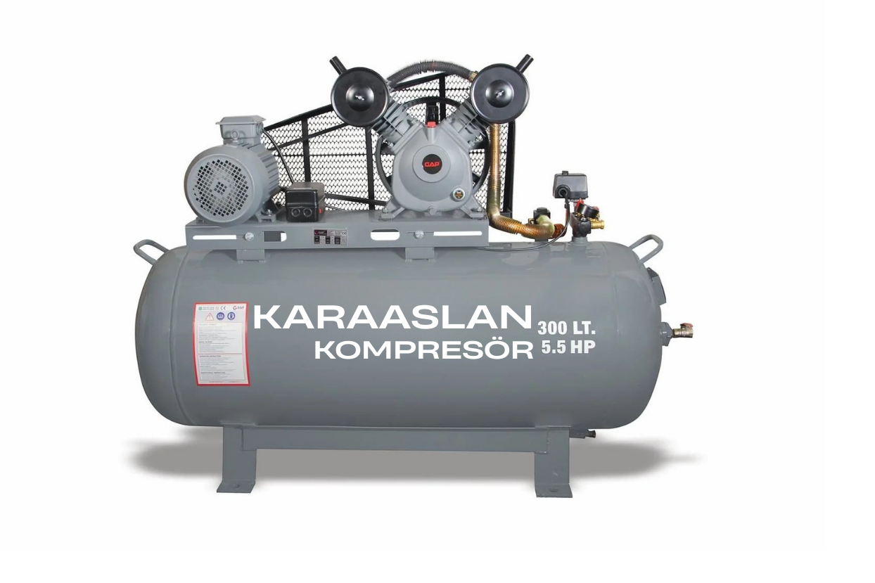 KRS Kompresör 300 Litre 8 Bar 5,5 HP Hava Kompresörü