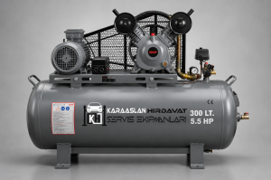 KRS Kompresör 300 Litre 8 Bar 5,5 HP Hava Kompresörü
