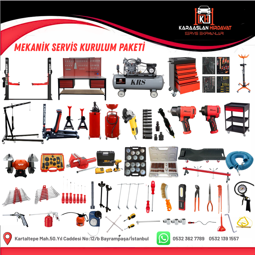 MEKANİK SERVİS KURULUM PAKETİ