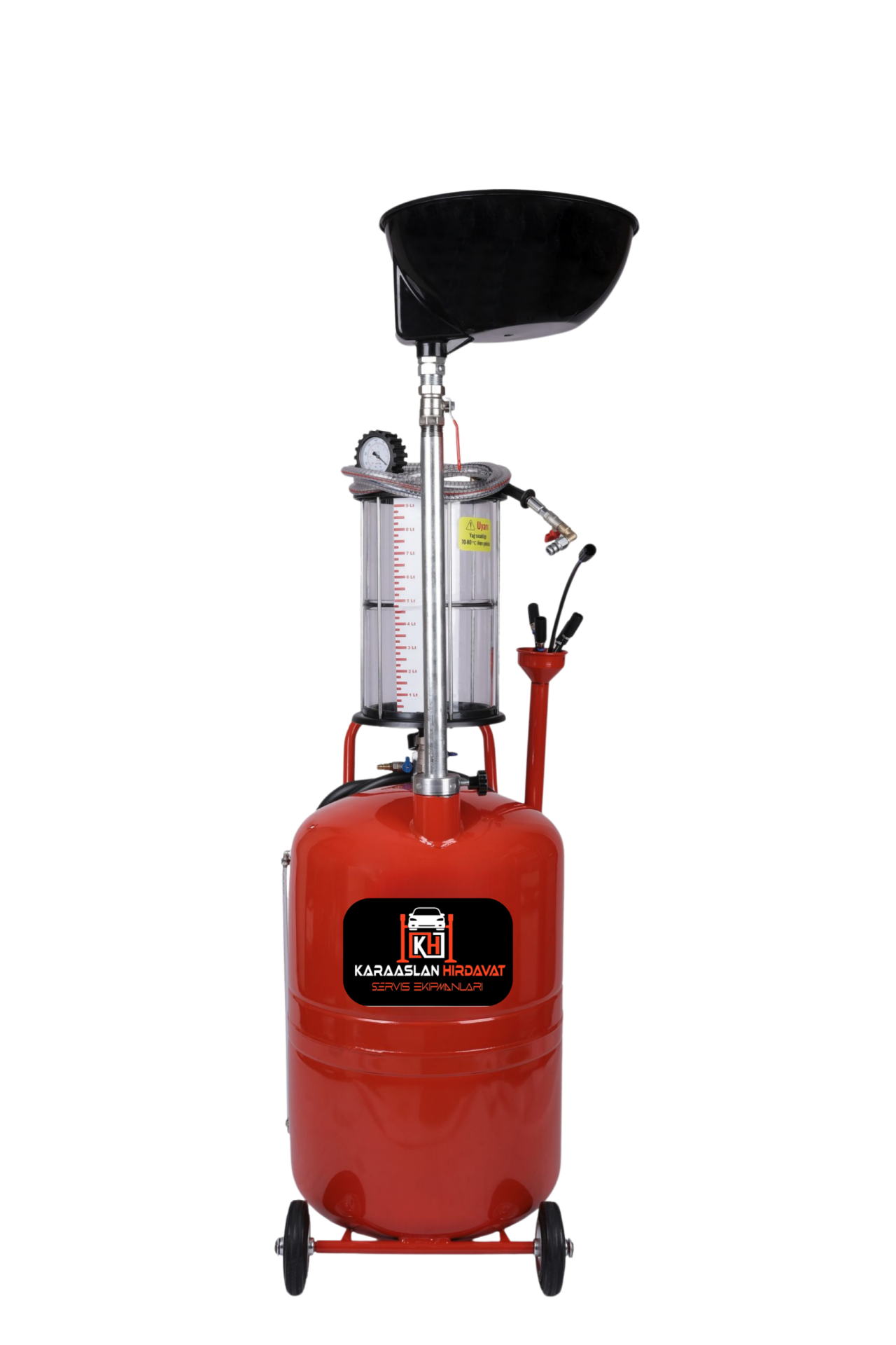 KRS Karterden Yağ Emme 100+10 Lt Fanuslu (Hunili)