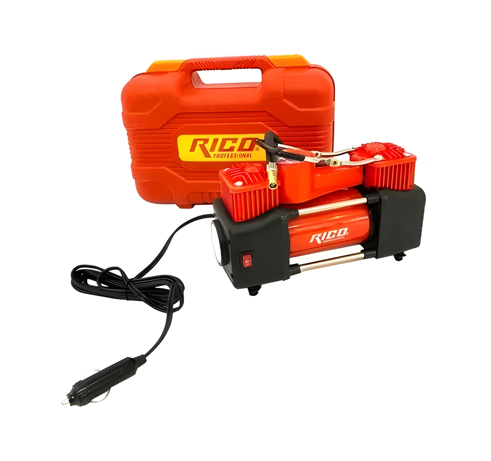 Profesyonel Çift Piston Oto Çakmaklı Hava Kompresörü