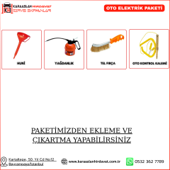 OTO ELEKTRİK AÇILIŞ PAKETİ