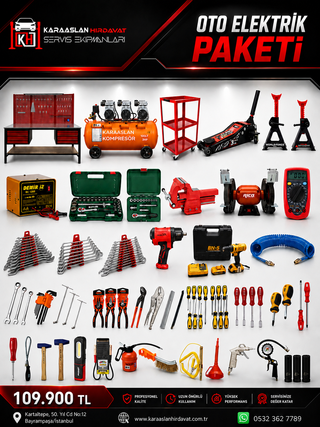 OTO ELEKTRİK AÇILIŞ PAKETİ
