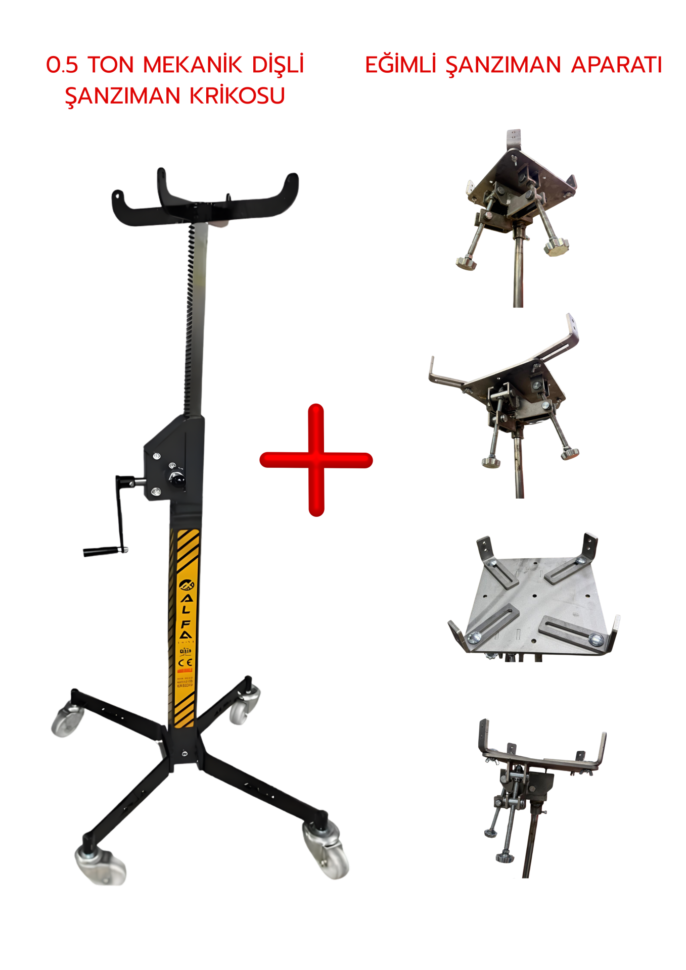 Mekanik Dişli Şanzıman Kirkosu + Eğim Aparatı