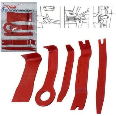 RİCO 5 Parça Pvc Döşeme ve Trim Sökme Seti
