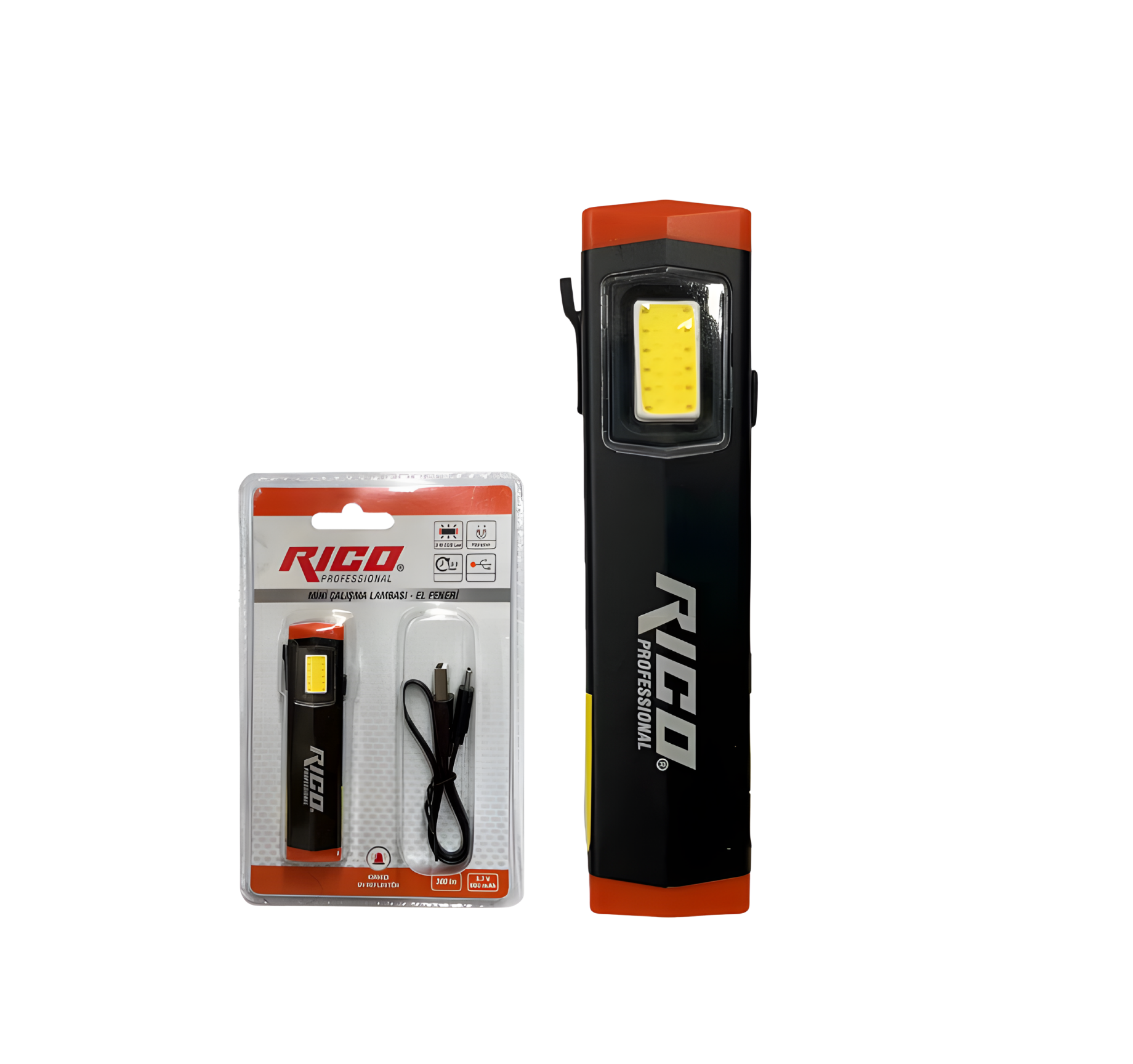 Mini Şarjlı Mıknatıslı Led Lamba 300 Lümen