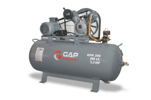 KRS 2 KAFA 300 LİTRE 12 BAR 5.5 HP PİSTONLU HAVA KOMPRESÖRÜ