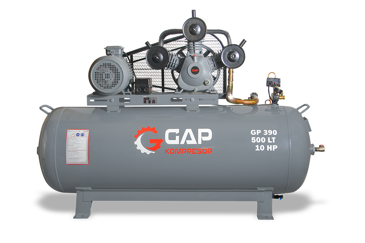 KRS 500 Lt 3 KAFA 8 BAR 10 HP PİSTONLU HAVA KOMPRESÖRÜ