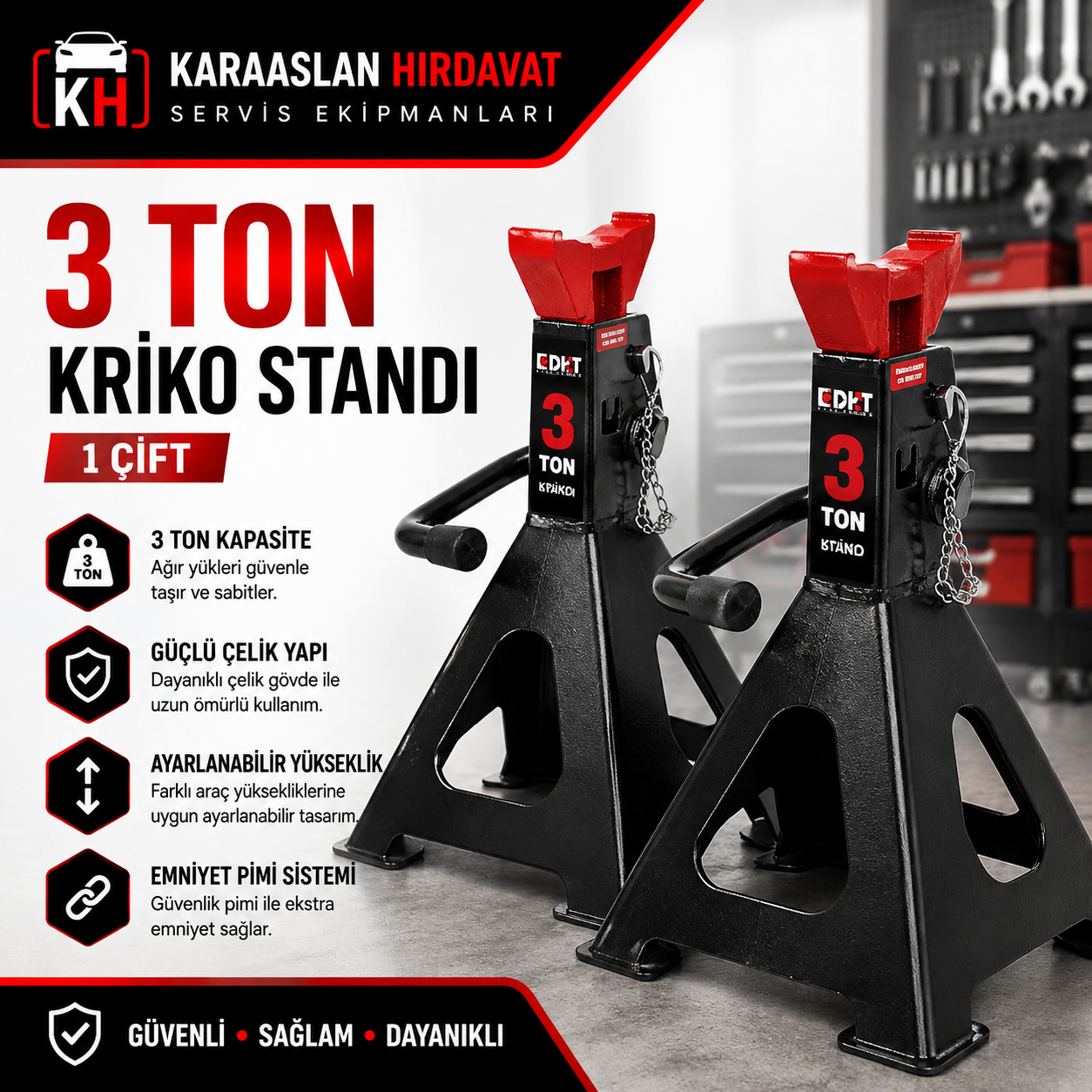 DHT 3 TON OTO SEHPA (1 ÇİFT)