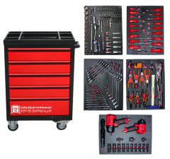 5 ÇEKMECE DOLU TAKIM ARABASI + HAVALI SOMUN SÖKME SETİ