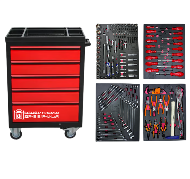 5 ÇEKMECE 185 PARÇA DOLU TAKIMA ARABASI