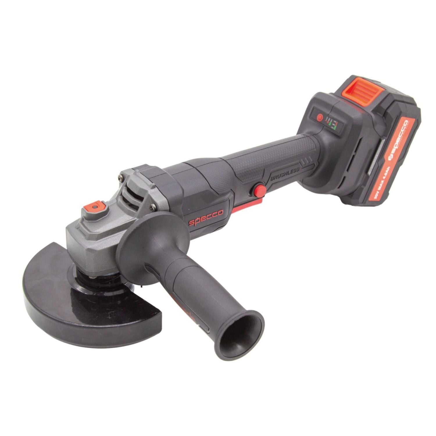 Specco BSV20V-115/125A Black Seri 20V 4.0 AH Akülü Avuç Taşlama 115/125 MM