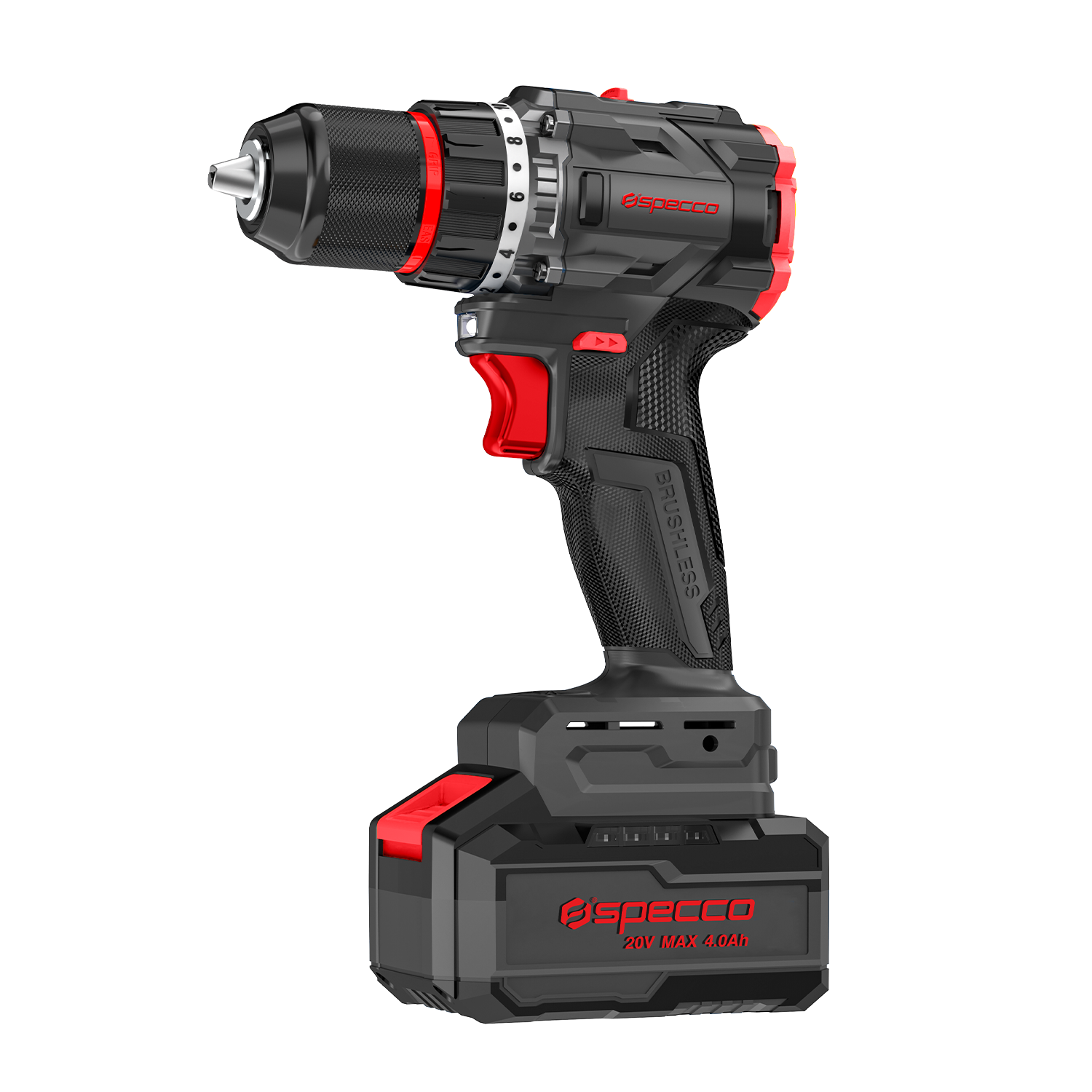 Specco BS20V-1050 Black Seri 20V 2 A.H Akülü Darbeli Matkap 50 NM