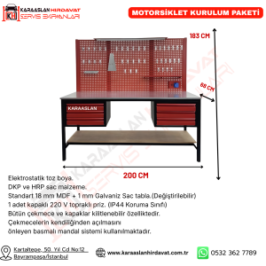 KARAASLAN HIRDAVAT MOTORSİKLET KURULUM PAKETİ